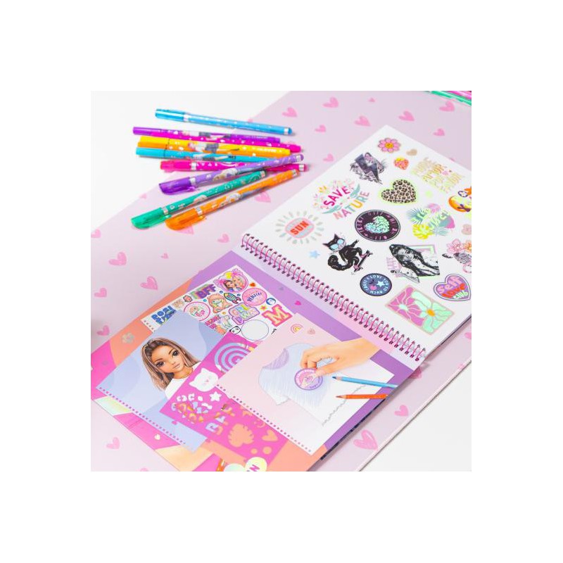 TOPModel, T-shirt Designer kleurboek 13585