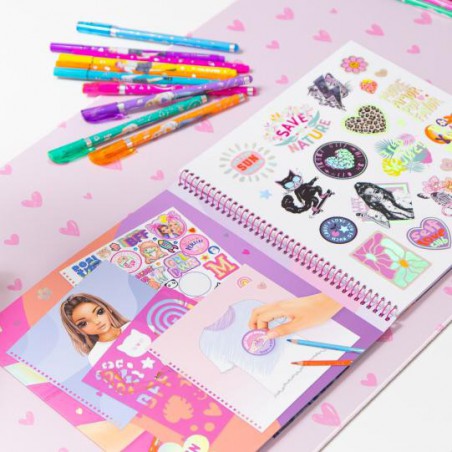 TOPModel, T-shirt Designer kleurboek 13585