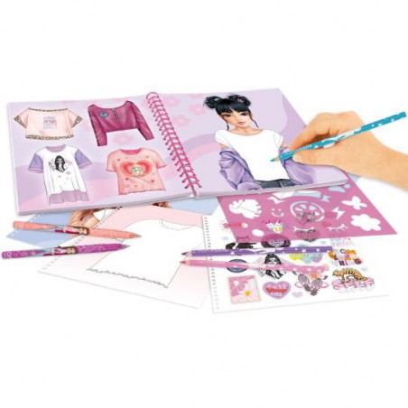TOPModel, T-shirt Designer kleurboek 13585