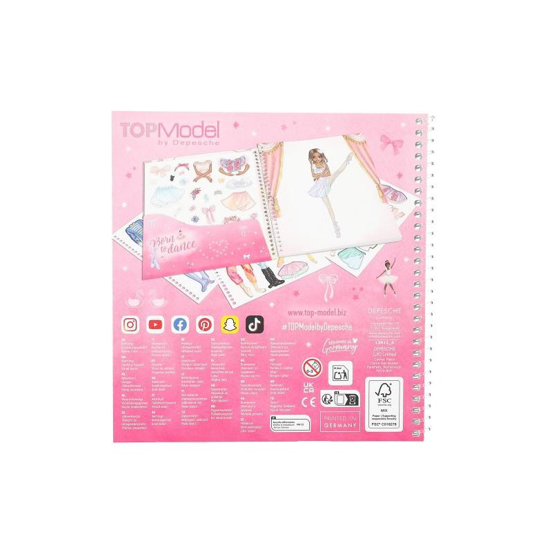 TOPModel, Dress Me Up stickerboek BALLET 13611