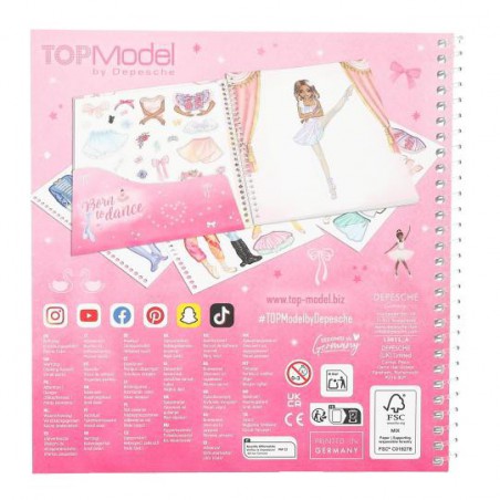 TOPModel, Dress Me Up stickerboek BALLET 13611 TOPModel, Dress Me Up stickerboek BALLET 13611