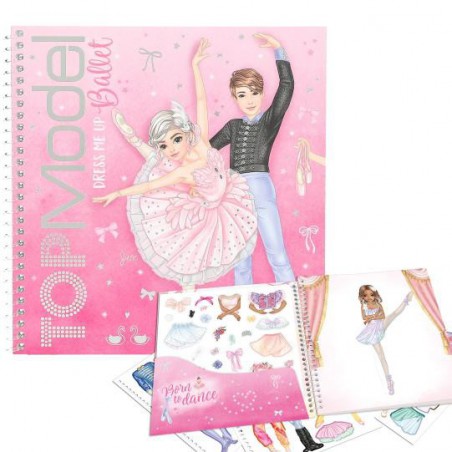 TOPModel, Dress Me Up stickerboek BALLET 13611 TOPModel, Dress Me Up stickerboek BALLET 13611