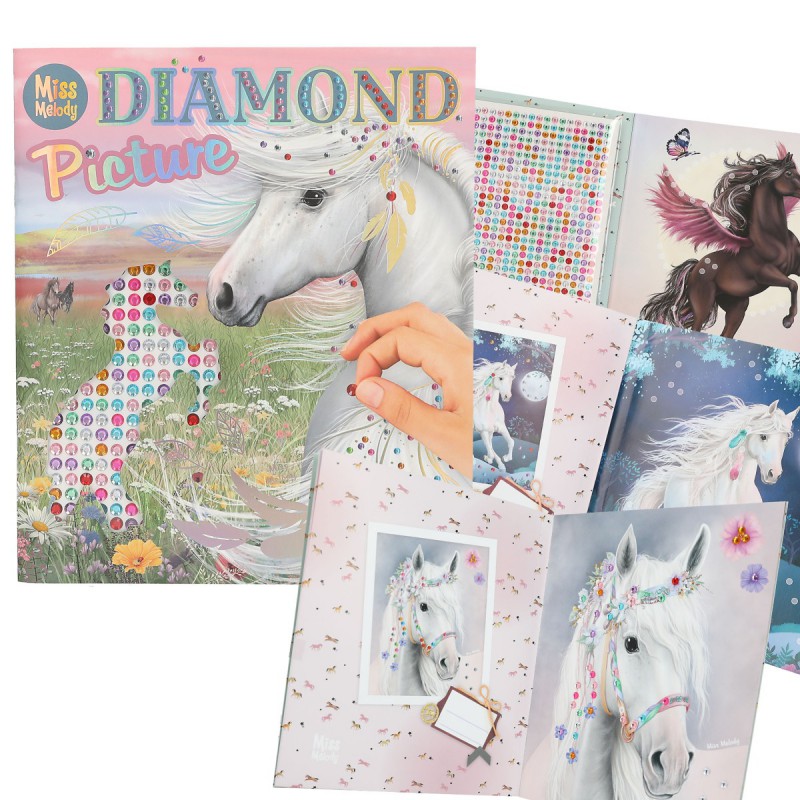 Miss Melody, Create your Diamond Picture stickerboek 13484