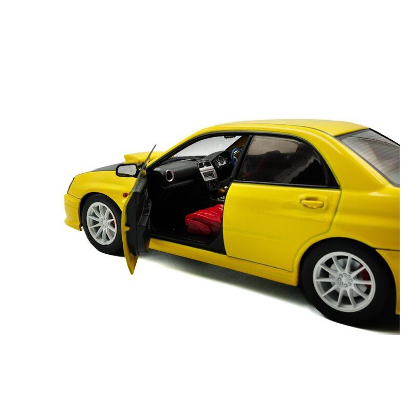 Subaru Impreza WRX STI Streetfighters '03, geel - 1:18 - Solido