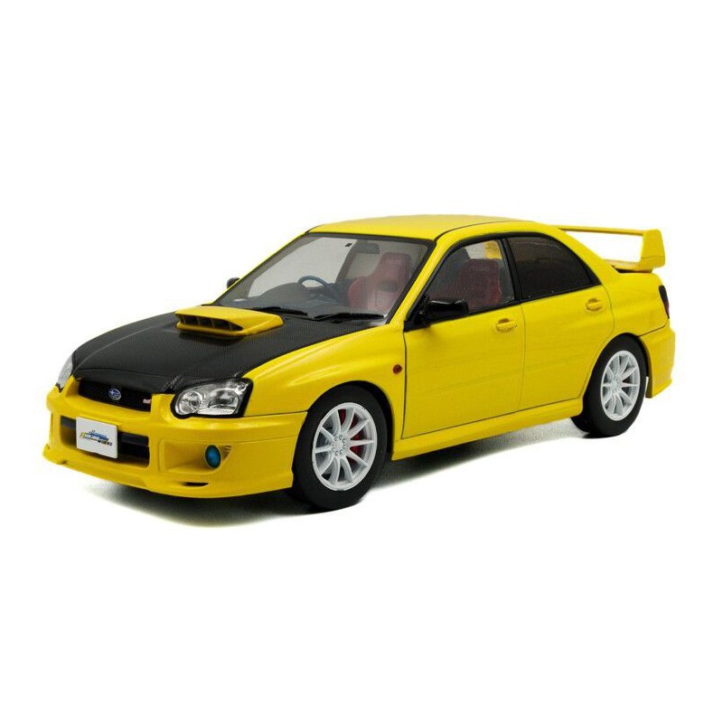 Subaru Impreza WRX STI Streetfighters '03, geel - 1:18 - Solido