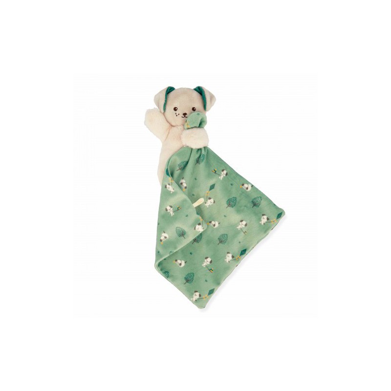 Knuffeldoek hond groen - Kaloo