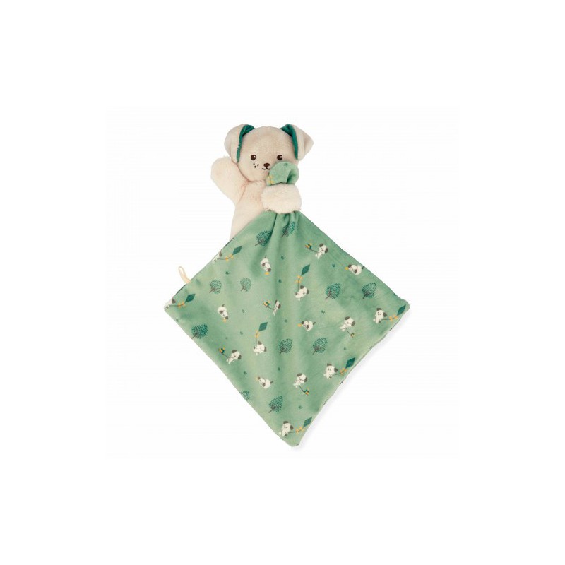 Knuffeldoek hond groen - Kaloo