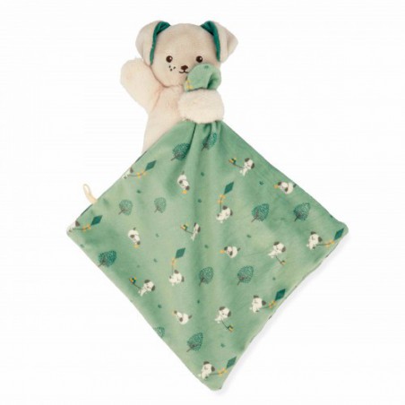 Knuffeldoek hond groen - Kaloo Knuffeldoek hond groen - Kaloo