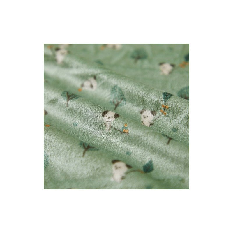 Knuffeldoek hond groen - Kaloo