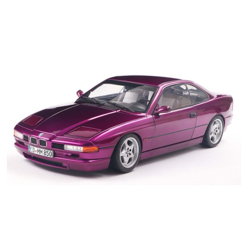 BMW 850 (E31) CSI '91, paars (Daytona Violet) - 1:18 - Solido