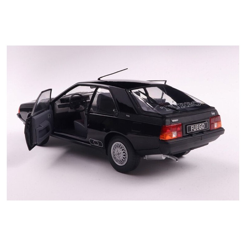 Renault Fuego Turbo '80 (zwart) - 1:18 - Solido