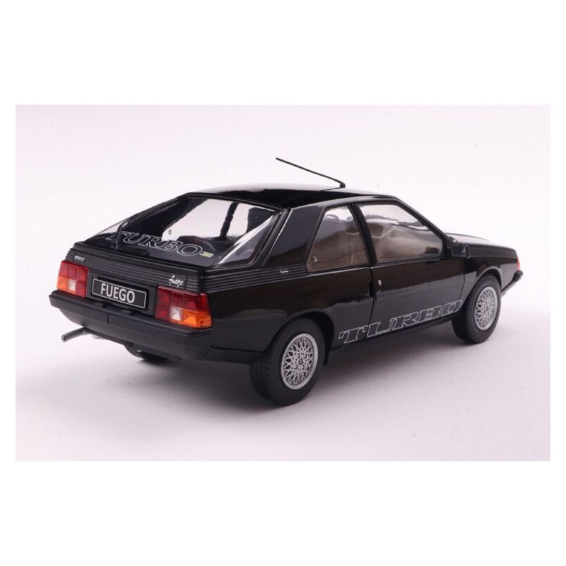 Renault Fuego Turbo '80 (zwart) - 1:18 - Solido
