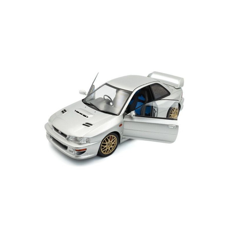 Subaru Impreza 22B '98, (zilver) - 1:18 - Solido