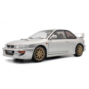 Subaru Impreza 22B '98, (zilver) - 1:18 - Solido