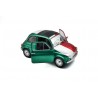 Fiat 500 Tribute to Italia '65, rood/wit (Bi color) - 1:18 - Solido
