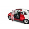 Fiat 500 Tribute to Italia '65, rood/wit (Bi color) - 1:18 - Solido