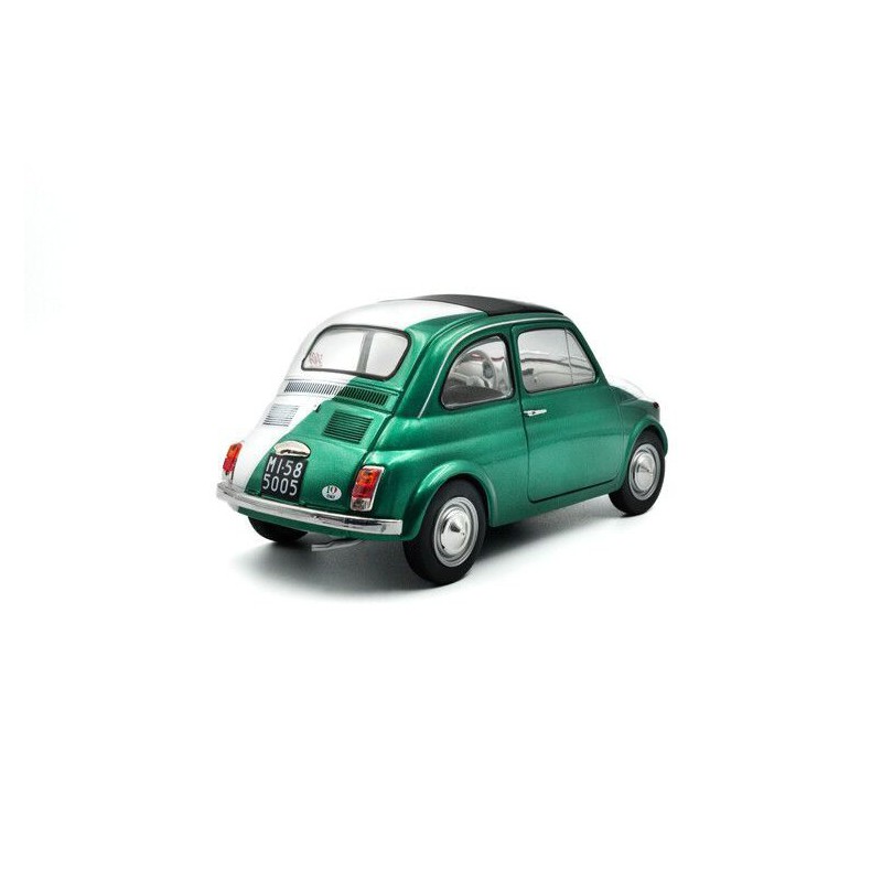 Fiat 500 Tribute to Italia '65, rood/wit (Bi color) - 1:18 - Solido