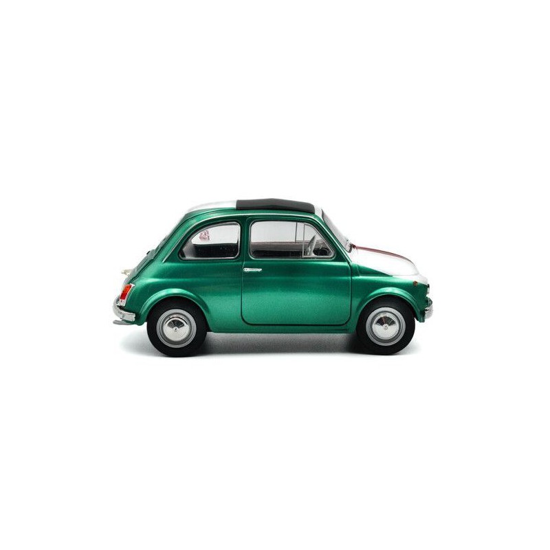 Fiat 500 Tribute to Italia '65, rood/wit (Bi color) - 1:18 - Solido
