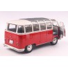 VW T1 Samba '62, (rood/wit) - 1:18 - Solido