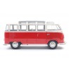 VW T1 Samba '62, (rood/wit) - 1:18 - Solido