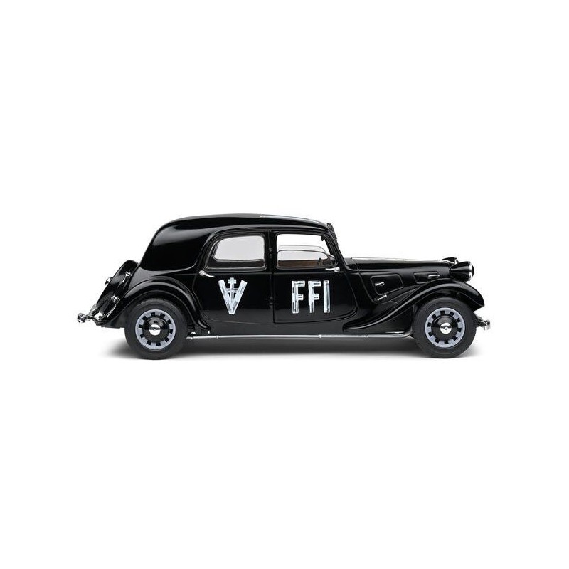 Citroen Traction FFI '44 (zwart) - 1:18 - Solido