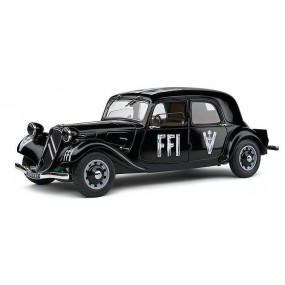 Citroen Traction FFI '44 (zwart) - 1:18 - Solido