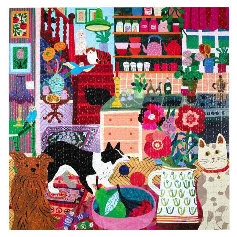 Pets in the Kitchen Eeboo 1000 stukjes  puzzel