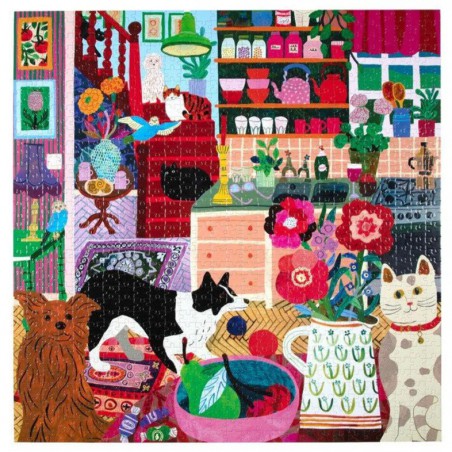 Pets in the Kitchen Eeboo 1000 stukjes  puzzel
