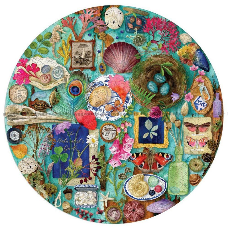 Collecting Nature, Eeboo 500XL stukjes  ronde puzzel