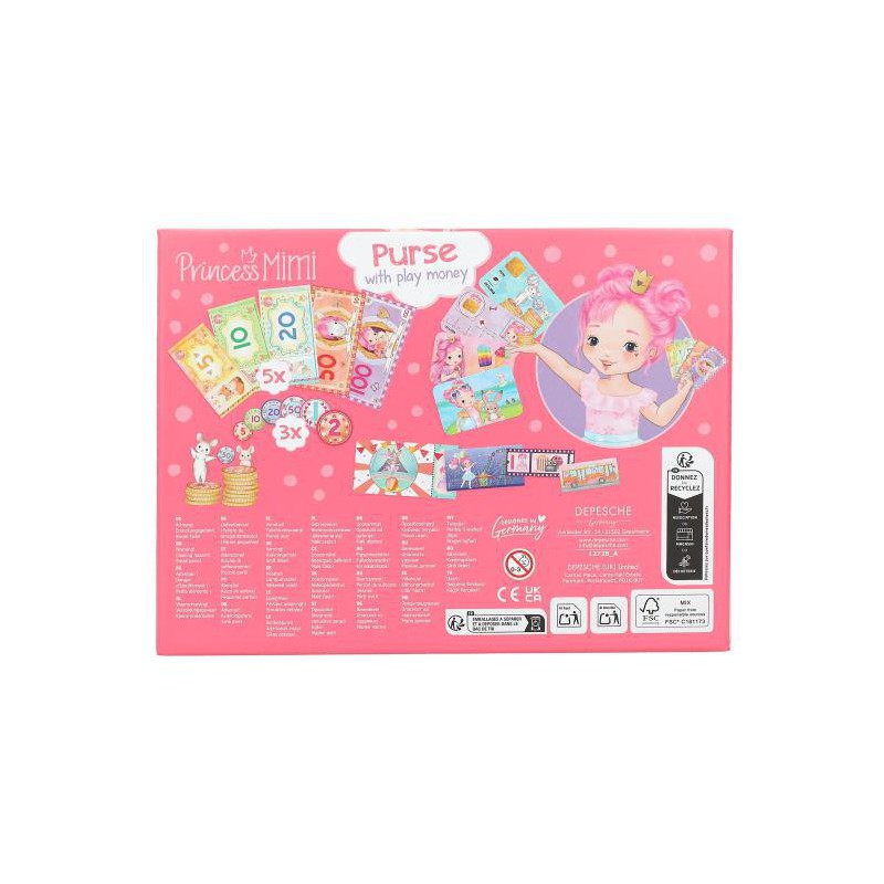 Princess Mimi, Portemonnee en speelgeld 12728