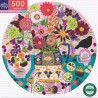 Fruits & Flowers Still Life, Eeboo 500XL stukjes  ronde puzzel