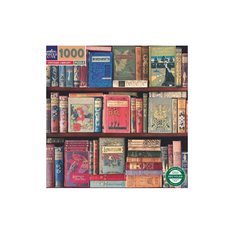Vintage Library, 1000 stukjes Eeboo