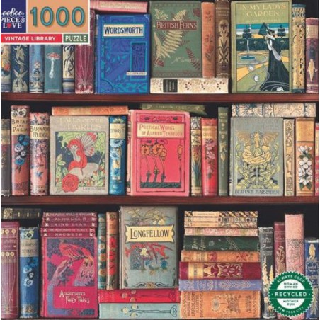 Vintage Library, 1000 stukjes Eeboo