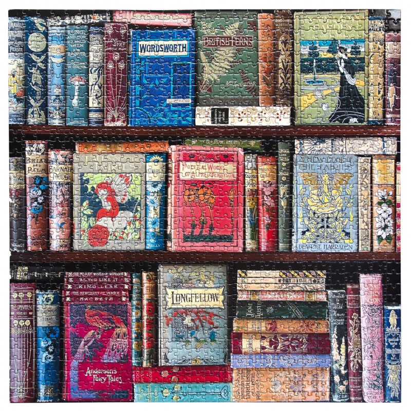 Vintage Library, Eeboo 1000 stukjes  puzzel
