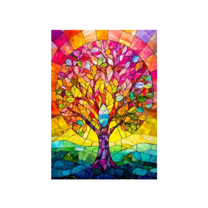 Crystallized Tree Enjoy Puzzle 1000stukjes  Afm. 48x68cm