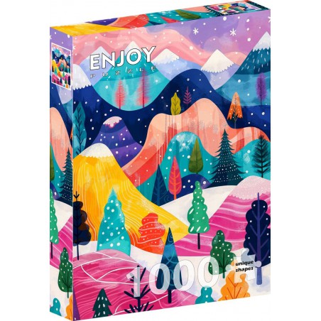 Winter’s Palette, Enjoy Puzzle 1000stukjes Winter’s Palette, Enjoy Puzzle 1000stukjes