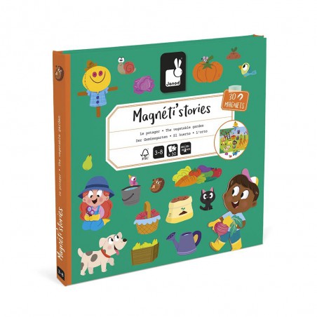 Janod, Magneti stories - De moestuin Janod, Magneti stories - De moestuin