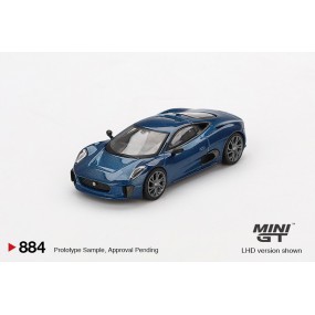 Jaguar C-X75 Blue, Mini GT (884)