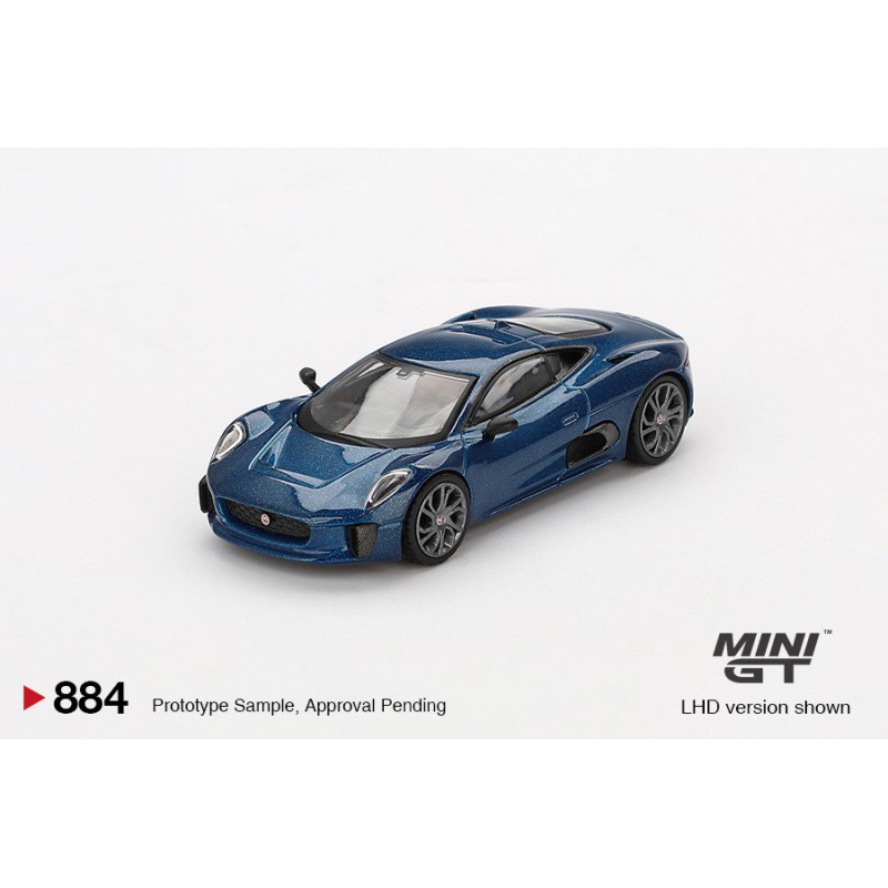 Jaguar C-X75 Blue, Mini GT (884)