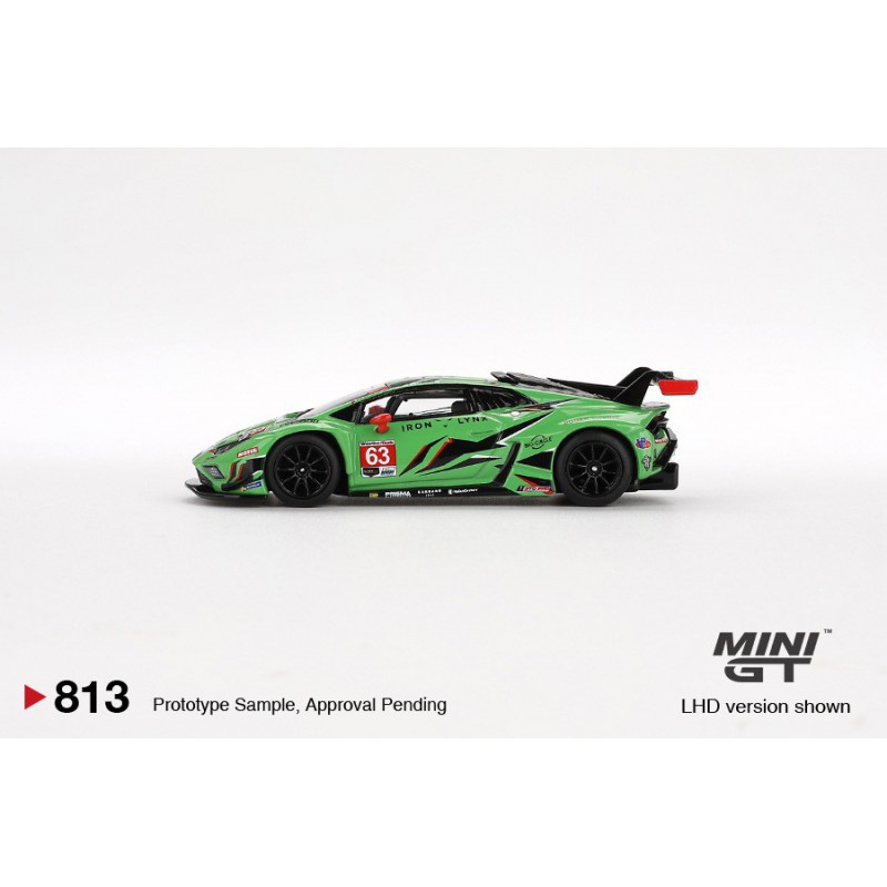 Lamborghini Huracán GT3 EVO2 nr63 Iron Lynx IMSA 2023  Daytona 24 Hrs, Mini GT (813)