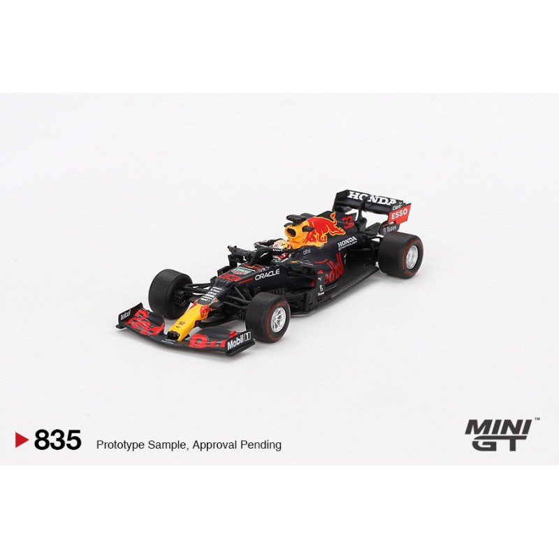 Red Bull RB16B nr33 Max Verstappen 2021 Abu Dhabi Grand Prix Winner, Mini GT (835)