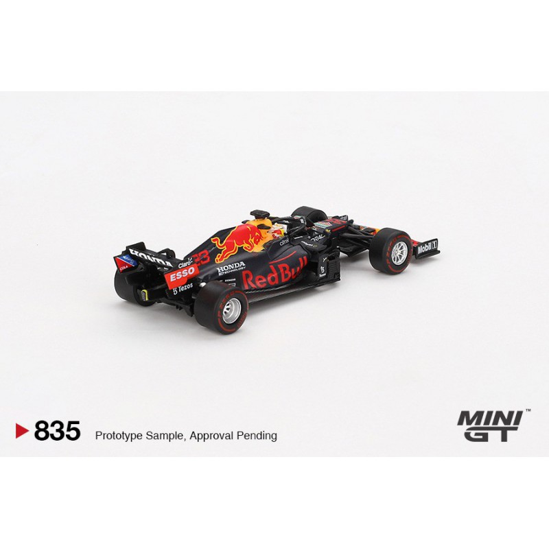 Red Bull RB16B nr33 Max Verstappen 2021 Abu Dhabi Grand Prix Winner, Mini GT (835)