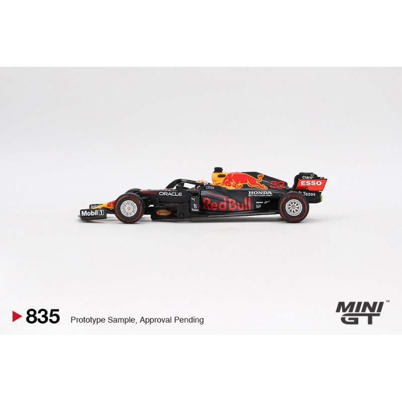 Red Bull RB16B nr33 Max Verstappen 2021 Abu Dhabi Grand Prix Winner, Mini GT (835)