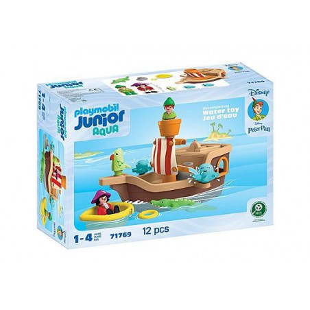Playmobil Junior - 71769 AQUA Peter Pan's spetterend piratenschip Playmobil Junior - 71769 AQUA Peter Pan's spetterend piratenschip