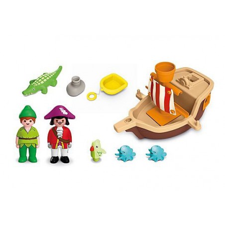 Playmobil Junior - 71769 AQUA Peter Pan's spetterend piratenschip Playmobil Junior - 71769 AQUA Peter Pan's spetterend piratenschip