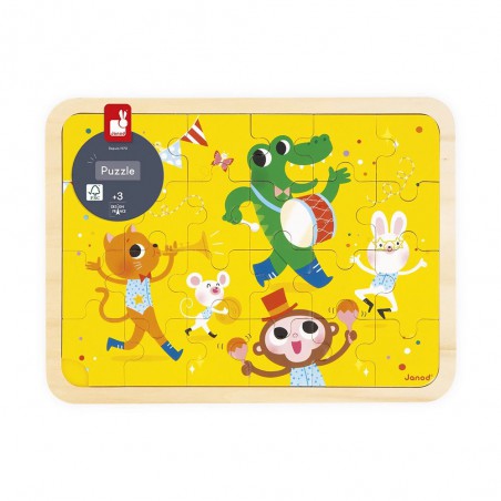 Janod, Partytime, 24 stukjes puzzel Janod, Partytime, 24 stukjes puzzel