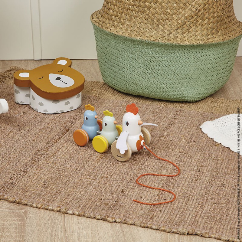 Janod, Trekfiguur haan en kippen