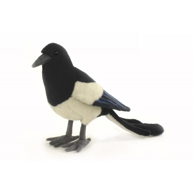 Ekster zwart/wit, 33cm - Hansa Creation