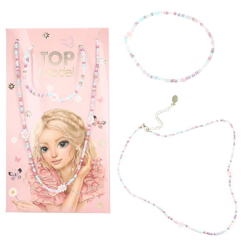 TOPModel, ketting en armband set ZOMERGEVOEL 13547