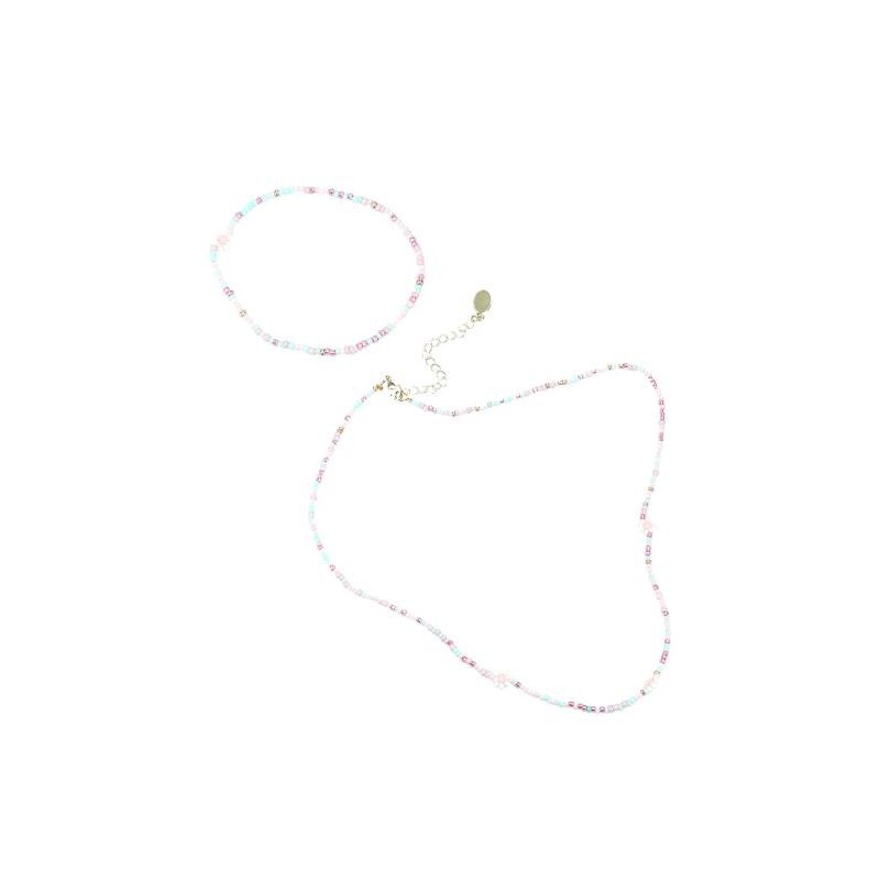 TOPModel, ketting en armband set ZOMERGEVOEL 13547
